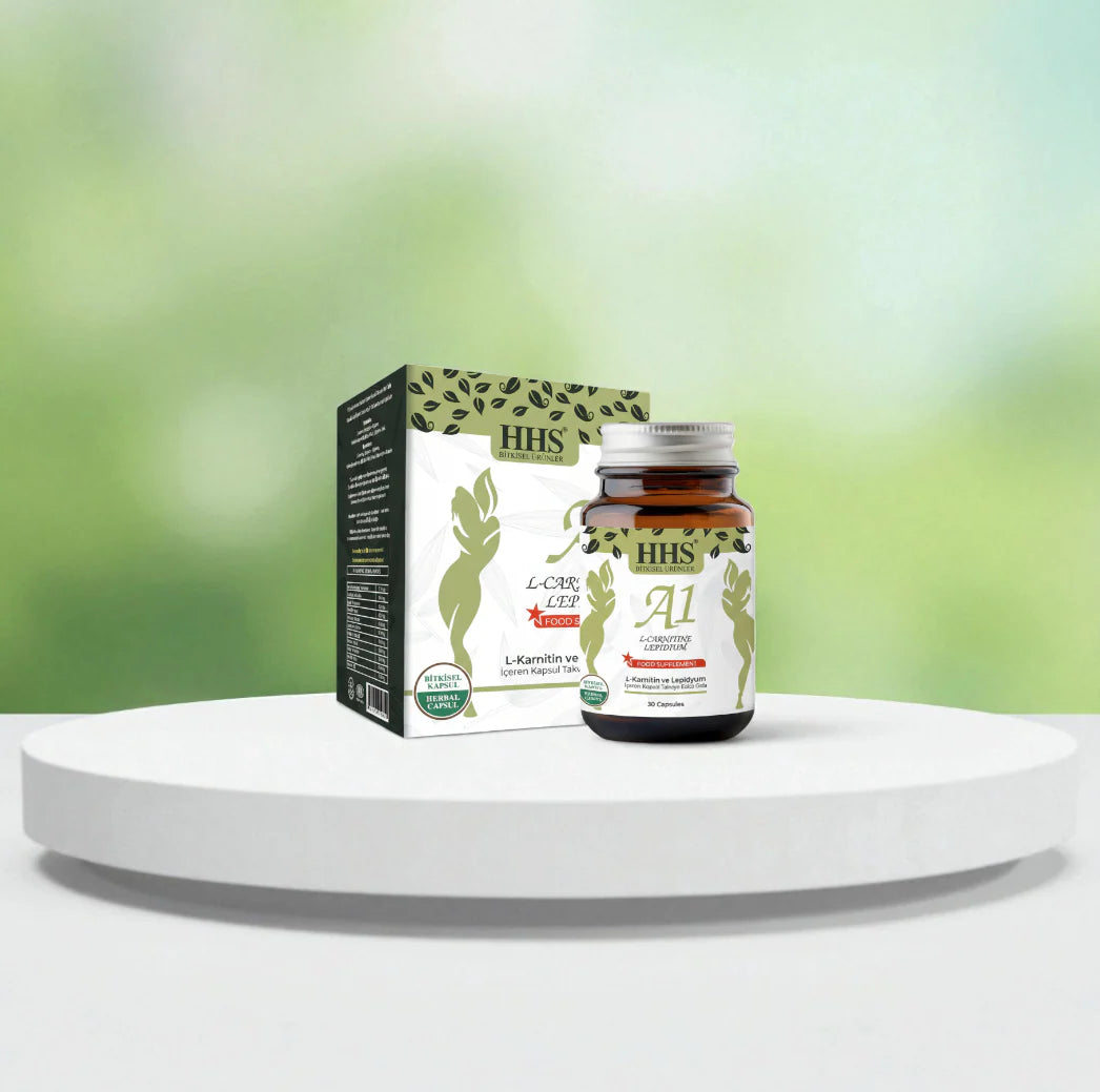 HHS A1 Capsules – Food supplement with L-carnitine & Lepidium