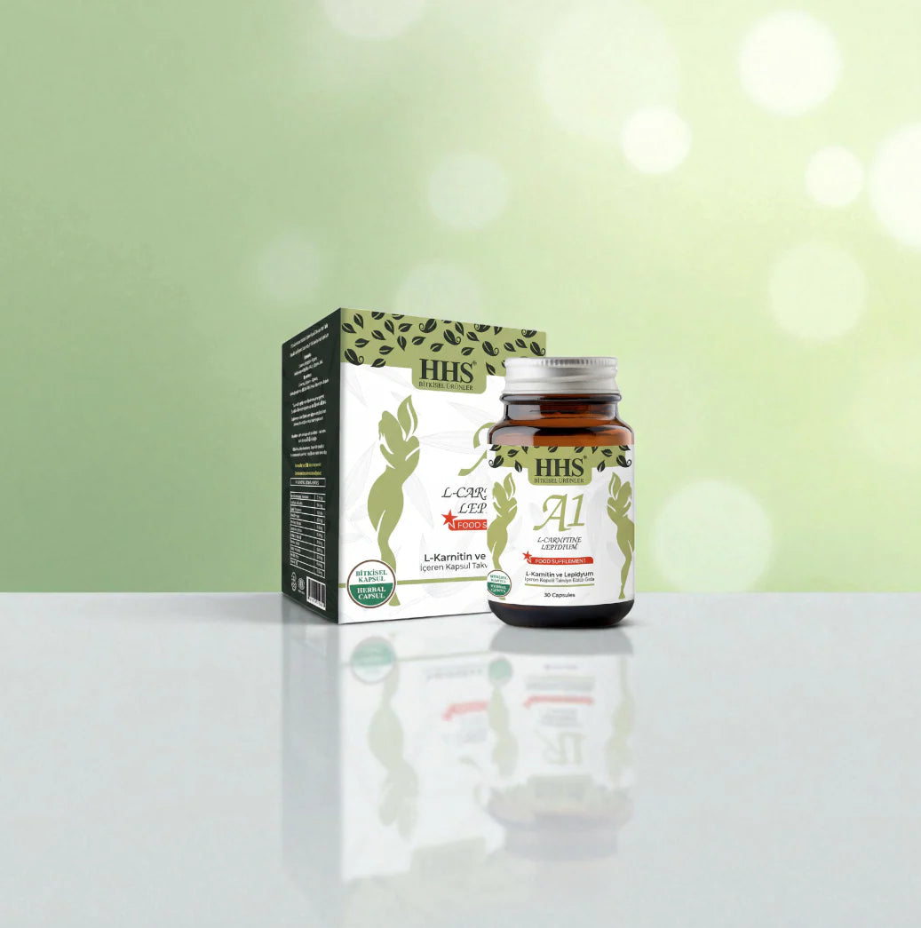 HHS A1 Capsules – Food supplement with L-carnitine & Lepidium