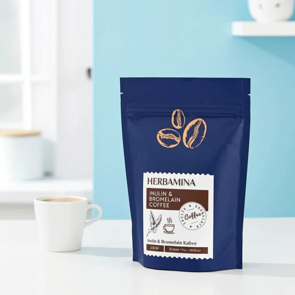 HERBAMINA COFFEE COFFEE With INULIN And BROMELAIN