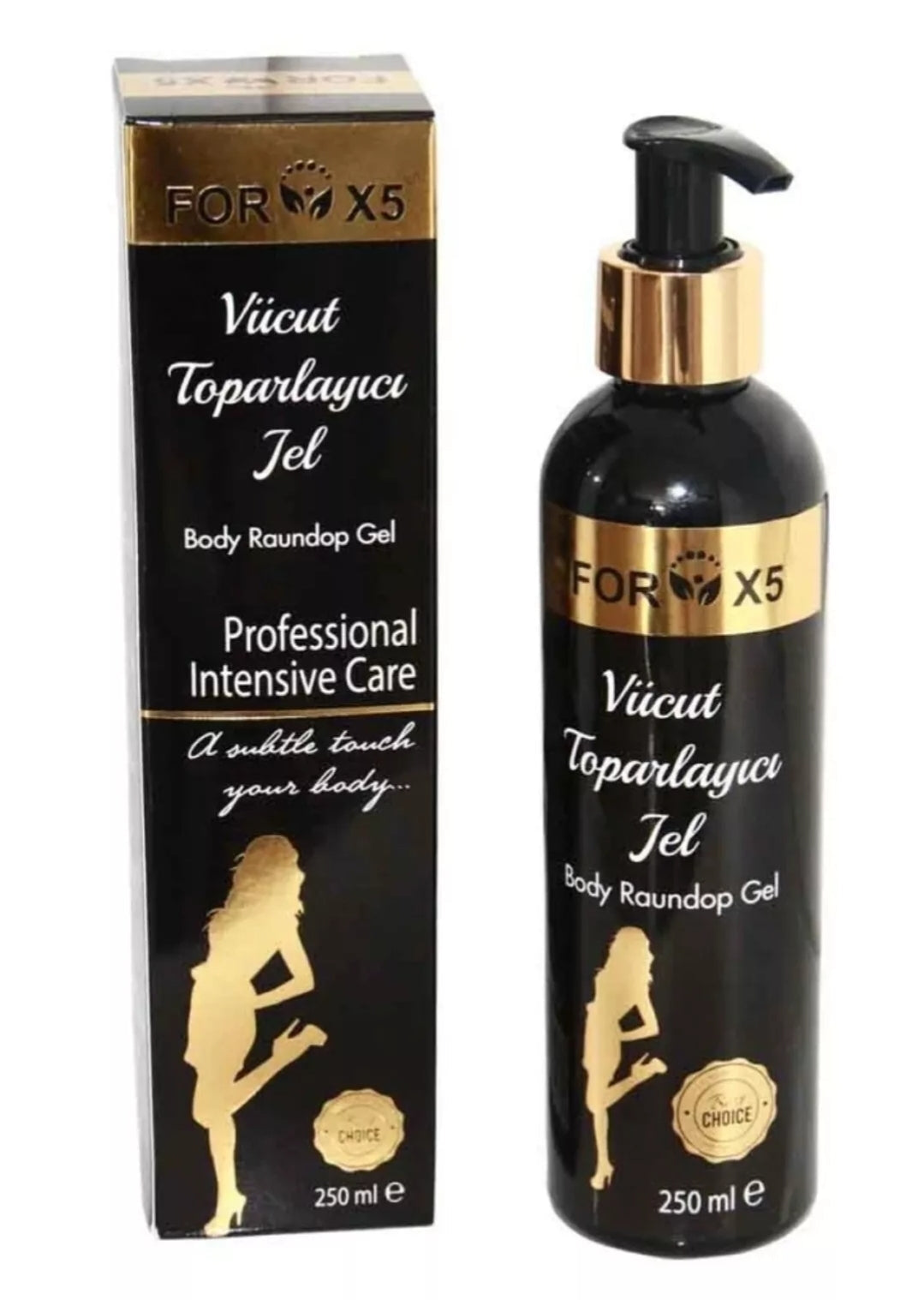 ForX5 Body Care Gel - with coffee bean extract, moisturizing