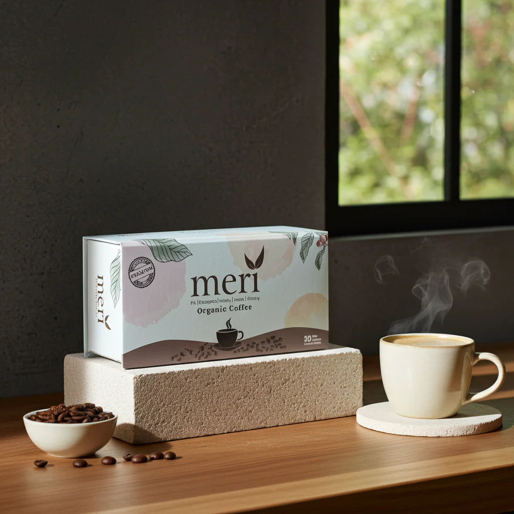 Meri Coffee with COLLAGEN AND HYALURONIC ACID Losing Weight Like ForX5
