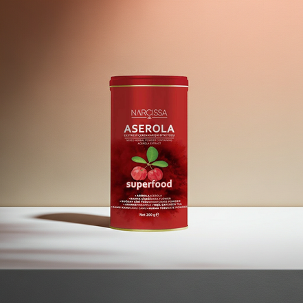 Narcissa Acerola – Herbal Powder with Acerola, Camu Camu & Green Tea