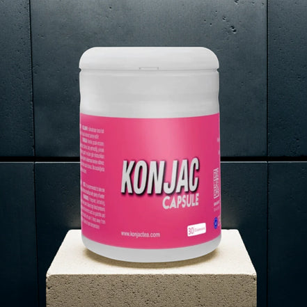 Konjac Capsules – Food Supplement with Glucomannan