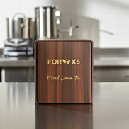 ForX5 Herbal Tea - with Lepidium & Lemon in an elegant wooden box