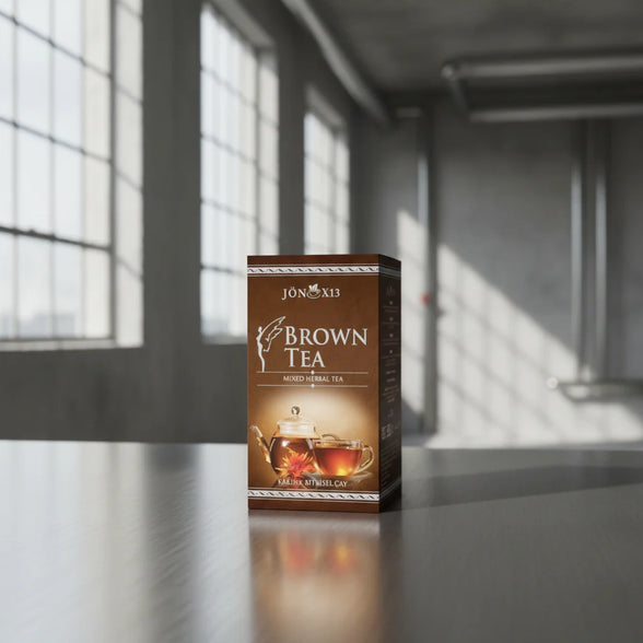 Brown Tea Jön X13 – Organic Herbal Tea in a Jar