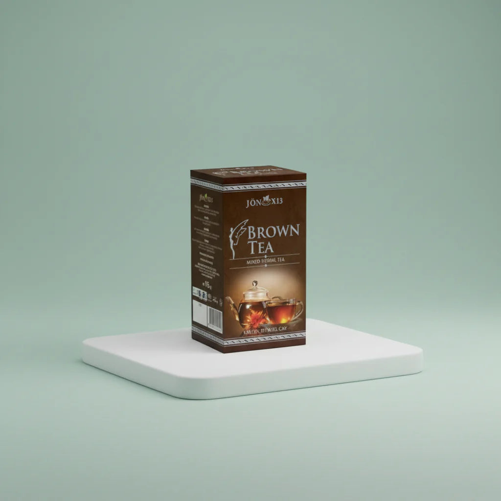 Brown Tea Jön X13 – Organic Herbal Tea in a Jar