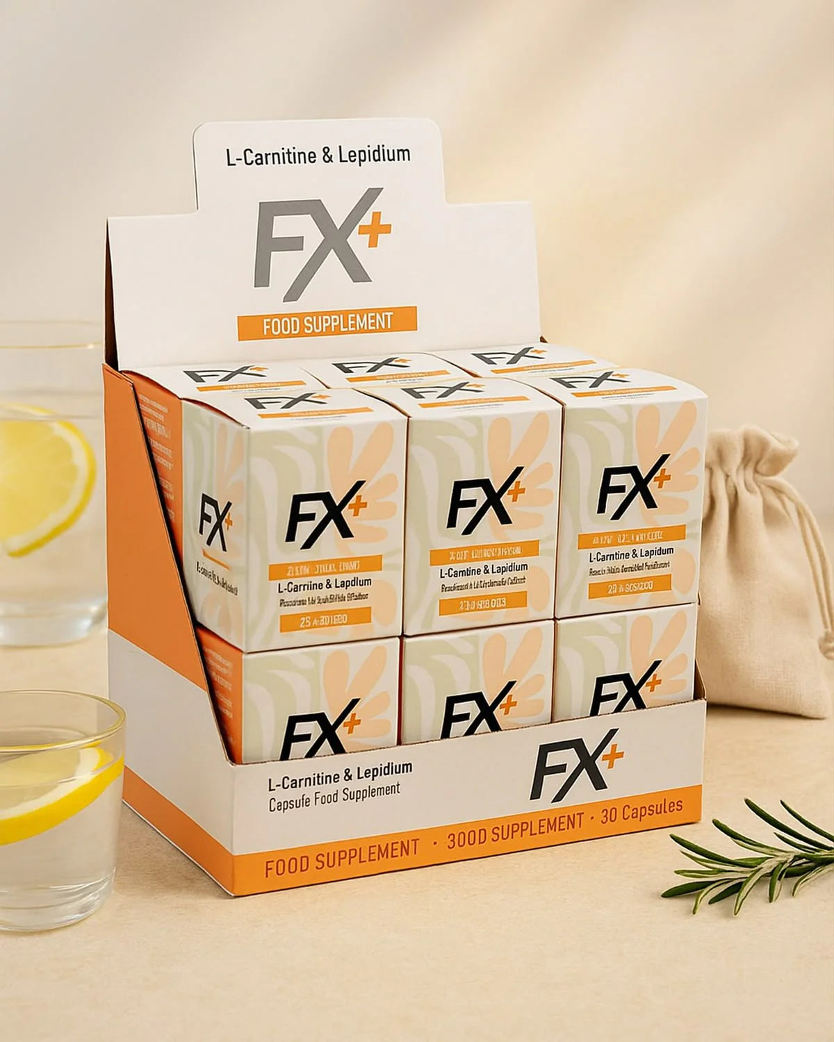 FX+ Kapsel – Nahrungsergänzungsmittel mit L-Carnitin & Lepidium