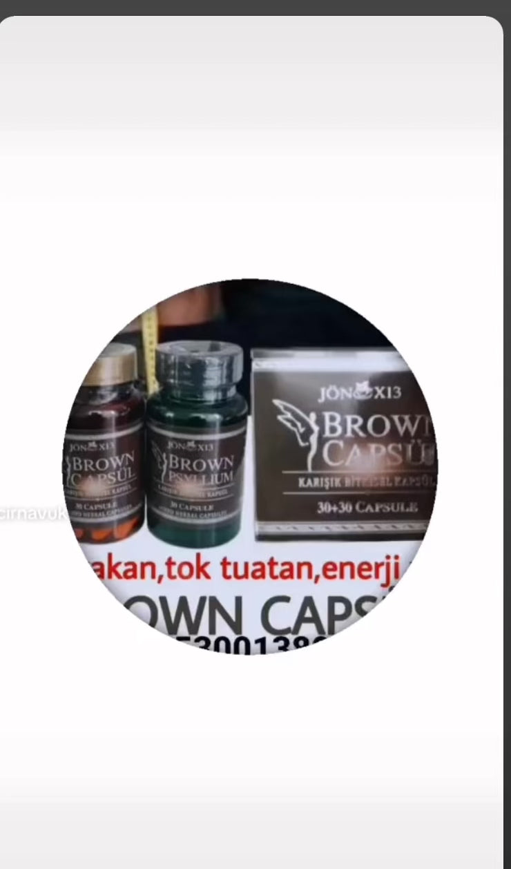 Brown Capsules Jön X13 – Food Supplement