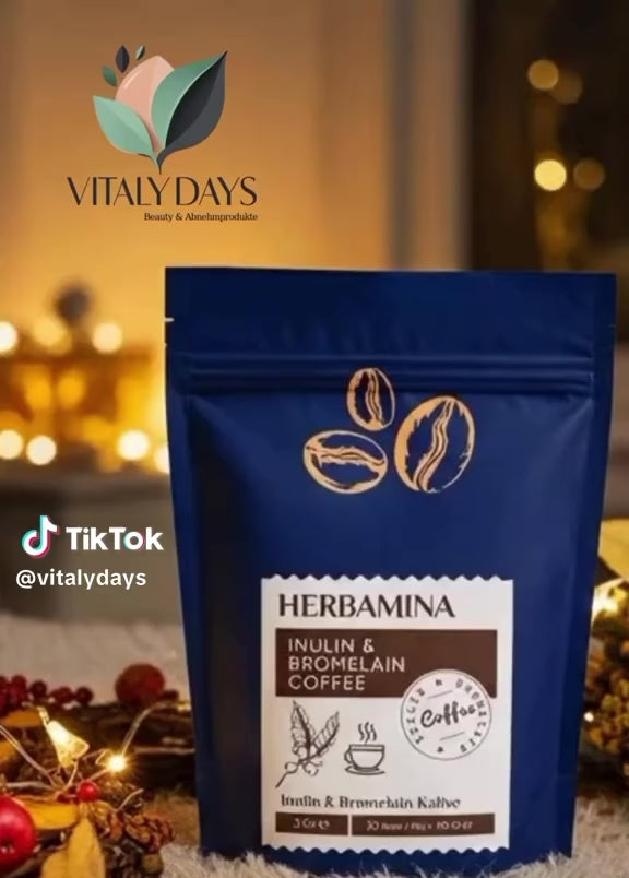 HERBAMINA COFFEE KAFFEE Mit INULIN Und BROMELAIN